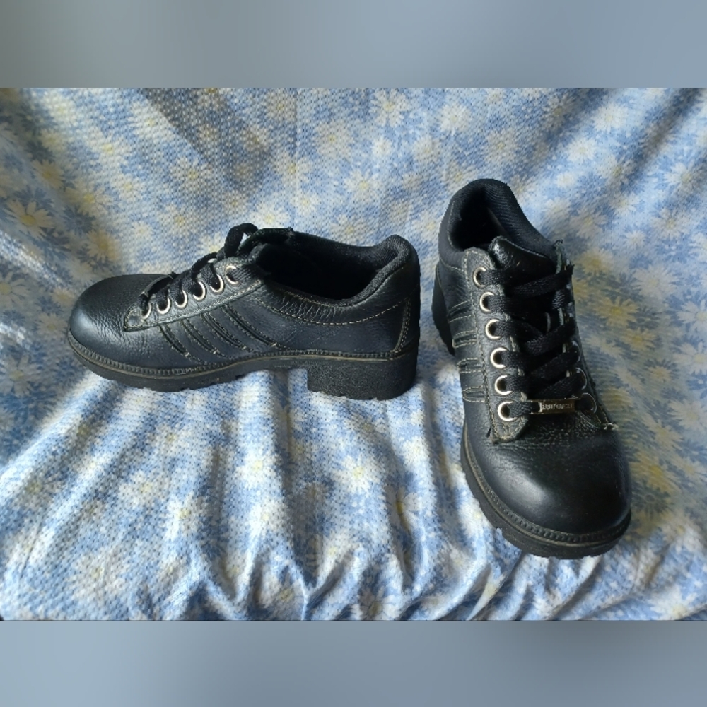 Goth Punk Biker Grunge Alternative Women's Harley Davidson Shoes Size 6.5 - Picture 2 of 7